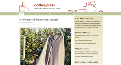 Desktop Screenshot of clothes-press.net