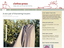 Tablet Screenshot of clothes-press.net